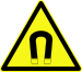 75px-DIN 4844-2 Warnung vor magnetischem Feld D-W013.png